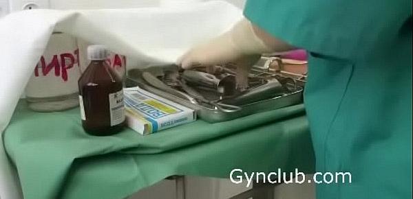  nurse masturbates on gynecological chair (10)